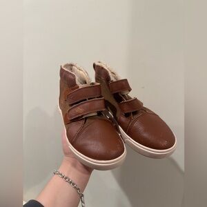 UGG Brown Leather Kids Shoes